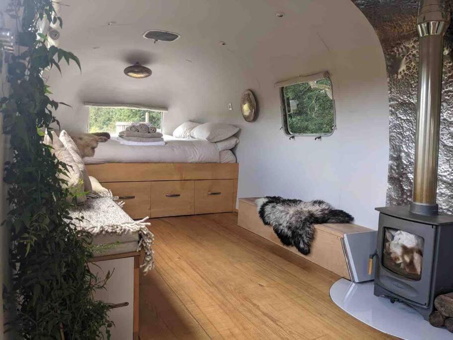 Airstream, Vintage American Caravan & Hottub Ашбертон Экстерьер фото